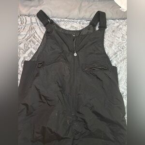 Black Insulated Overalls